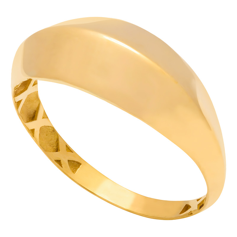 انگشتر طلا 18 عیار زنانه وی گالری مدل دامله کد R0311 سایز 55