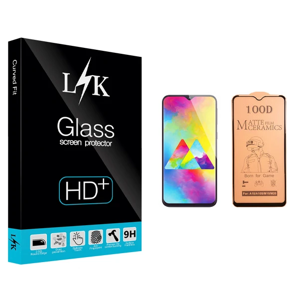 محافظ صفحه نمایش سرامیکی ال کی مدل Hard glass مناسب برای گوشی موبایل سامسونگ Galaxy M20