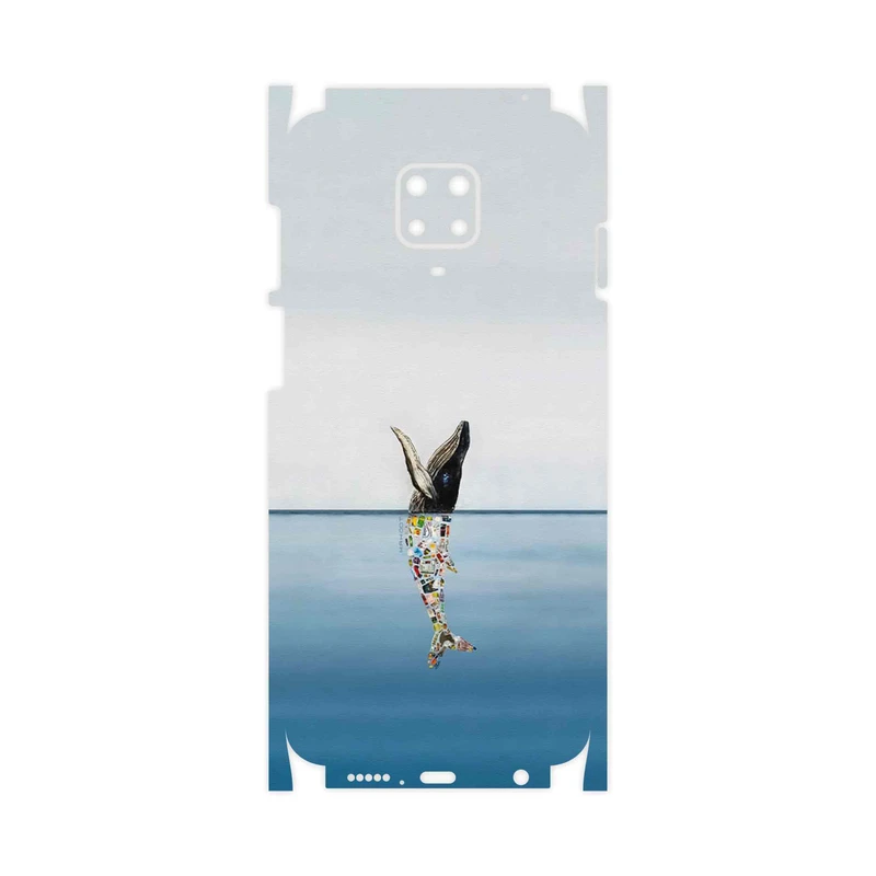 برچسب پوششی ماهوت مدل Collage of Sea Trash-FullSkin مناسب برای گوشی موبایل شیائومی Redmi Note 9 Pro