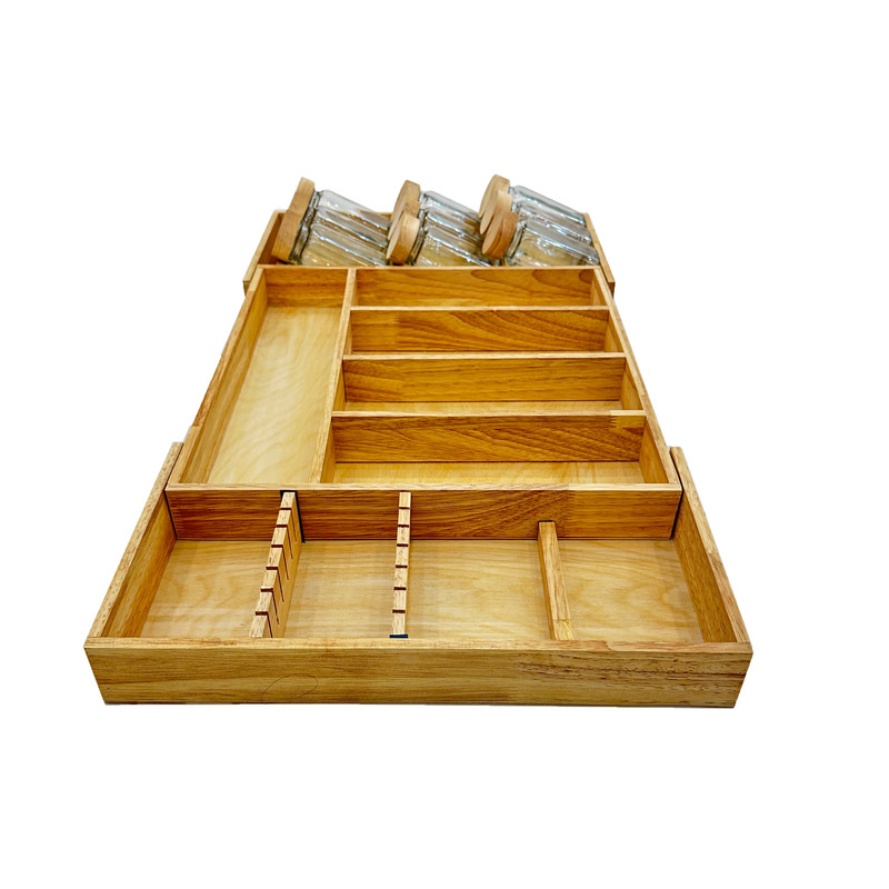 ست جا ادویه  10 پارچه گلدن استار مدل جاقاشقی کشویی کد RM1818