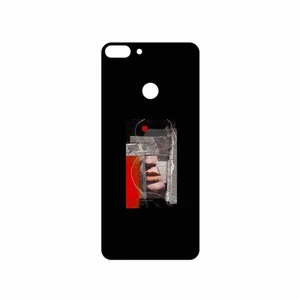 MAHOOT Collage of Mouth Cover Sticker for Huawei P Smart