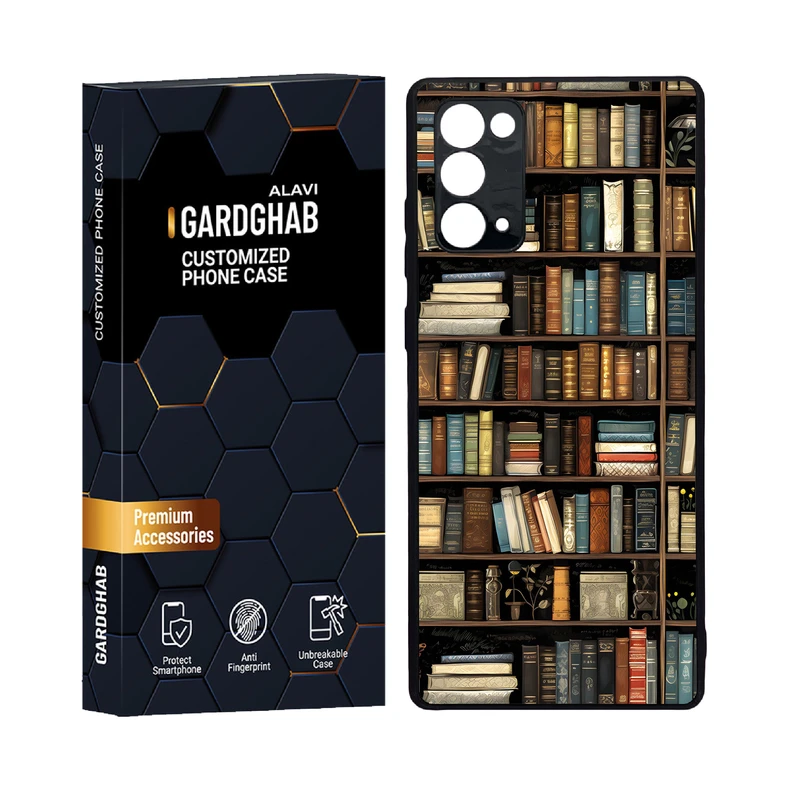 کاور گارد قاب علوی مدل دور ژله ای پشت گلس هنری مناسب برای گوشی موبایل سامسونگ  Galaxy Note 20