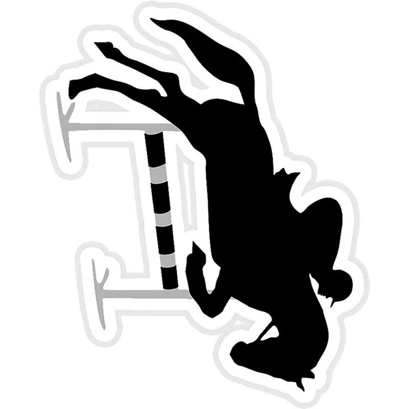 استیکر لپ تاپ طرح Horse rider, show jumping کد ST885