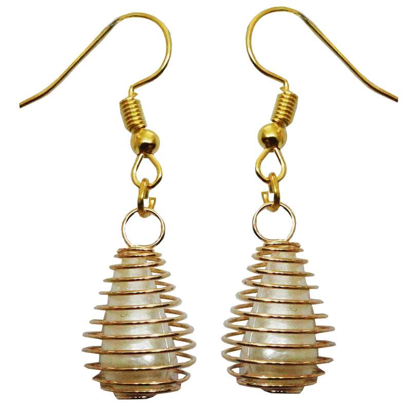 گوشواره زنانه مدل اشک مرواریدی کد 08 گوشواره زنانه مدل اشک مرواریدی کد 08