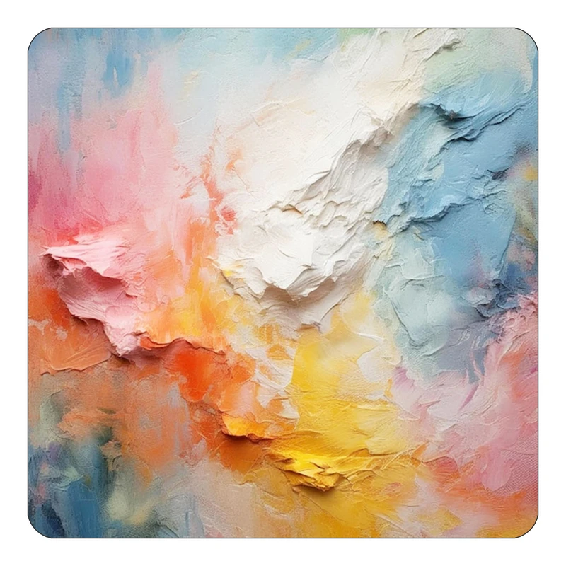 مگنت کاکتی طرح نقاشی رنگ روغن مدل mp71126