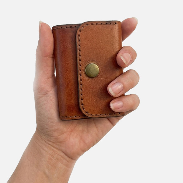  کیف جاکارتی چرم آنجل مدل دکمه ای کد ۰۰۹