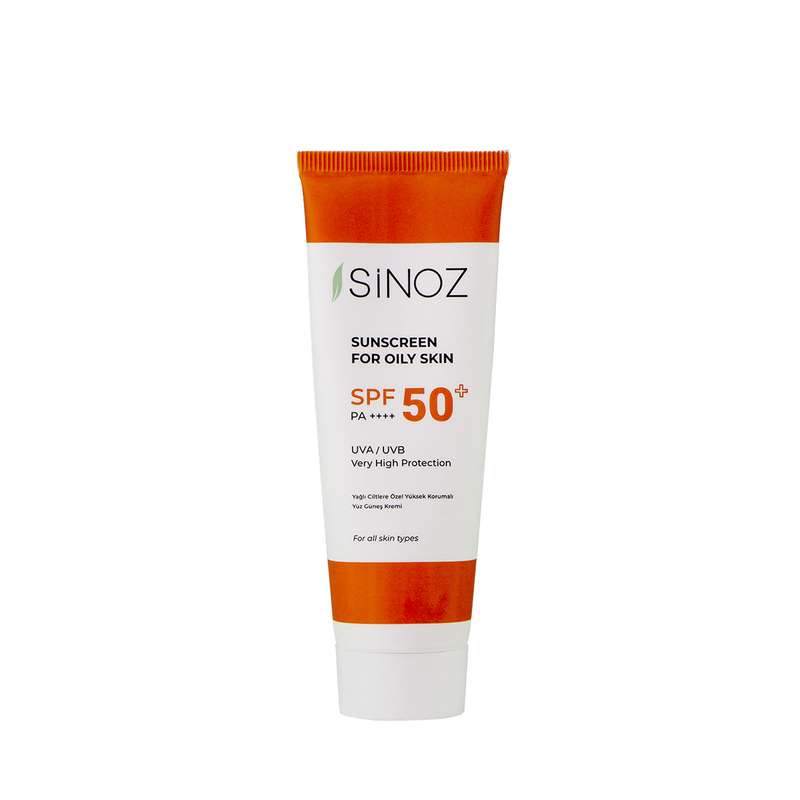 کرم ضد آفتاب بدون رنگ سینوز SPF 50 مدل پلاس مناسب پوست های چرب حجم 50 میلی لیتر کرم ضد آفتاب بدون رنگ سینوز SPF 50 مدل پلاس مناسب پوست های چرب حجم 50 میلی لیتر