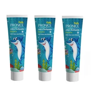 خمیردندان ژله‌ای کودک Banana پرونایس -60 گرم مجموعه 3 عددی