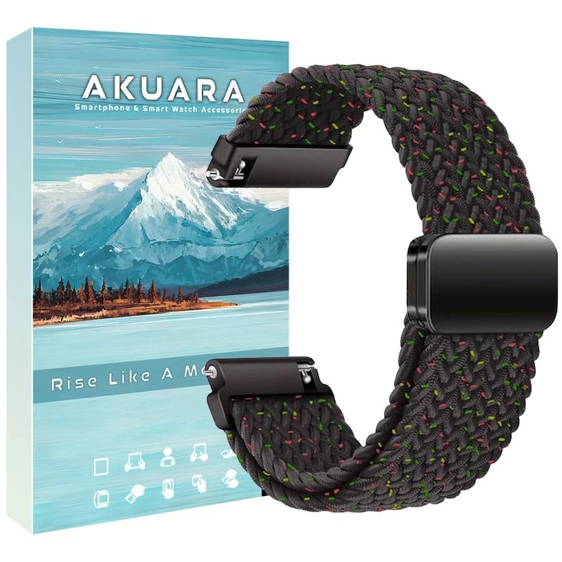 بند آکوآرا مدل woven MG Stars Aku مناسب برای ساعت هوشمند هوآوی Watch GT3 46mm