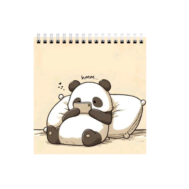 دفتر طراحی 50 برگ طرح پاندا کد 9482119