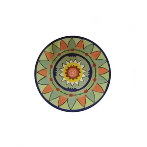 دیوارکوب سفالی مدل سنتی طرح گل 