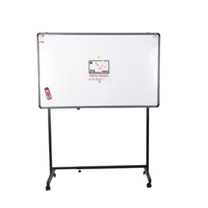 تخته وایت برد مغناطیسی آرسین سایز 150×90 سانتی متر مدل A5684 به همراه پایه نگهدارنده