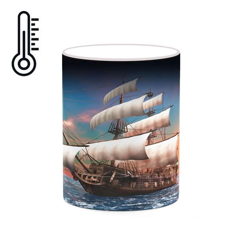 ماگ حرارتی کاکتی مدل منظره کد mgh18179