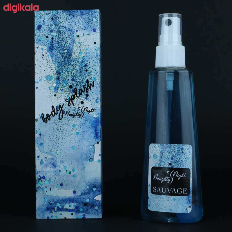 بادی اسپلش مردانه ناتی نایت مدل DIOR SAUVAGE حجم 110 میلی لیتر بسته 2 عددی
