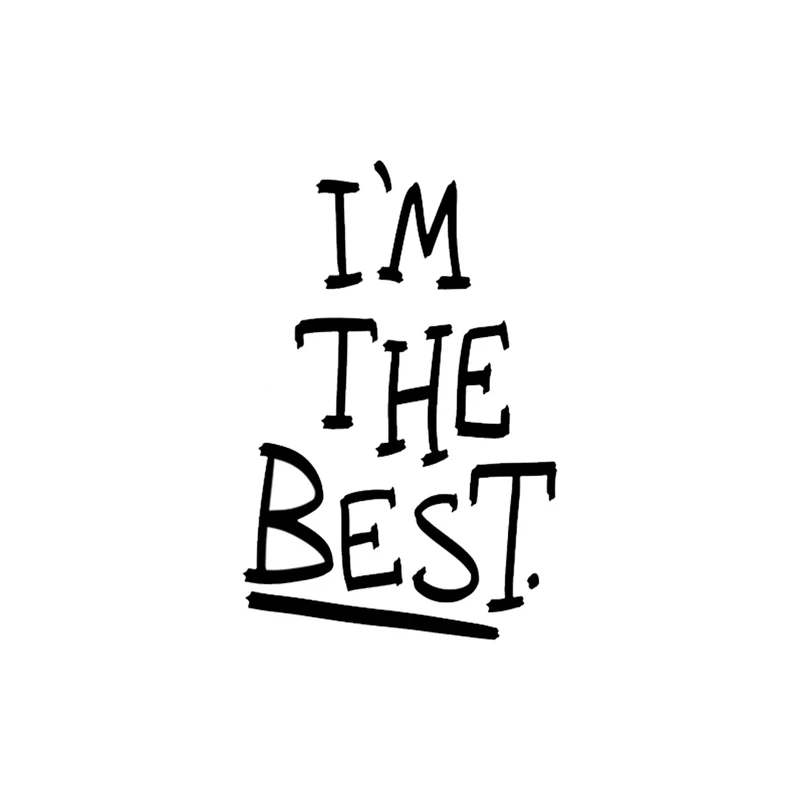  استیکر لپ تاپ لولو طرح من بهترینم کد 282