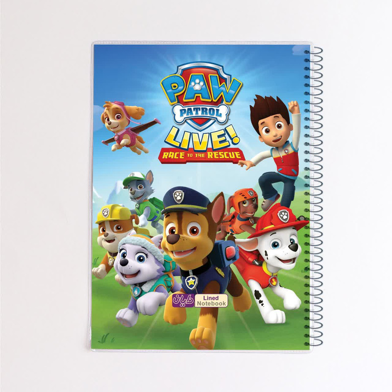 دفتر مشق ۸۰ برگ دایان مدل سگ‌های نگهبان کد۵۳۴۴۲ بسته ۴ عددی