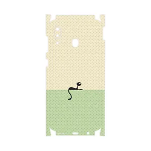 MAHOOT Minimal Internet Cat Icon-FullSkin Cover Sticker for Samsung Galaxy M10s