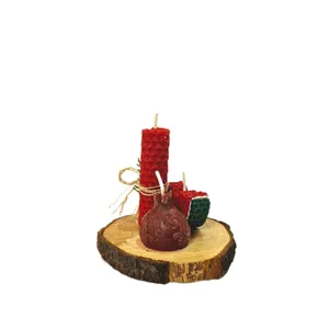 شمع دست ساز مدل یلدایی