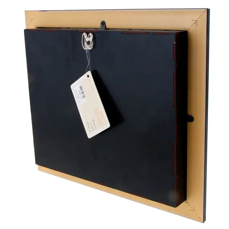 تابلو طلاکوب زرین هنر ایران مدل نیلوفر آبی