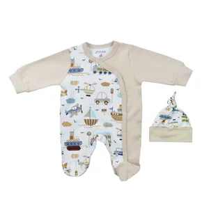 ست سرهمی و کلاه نوزادی اسپیکو مدل دنیز کد 01