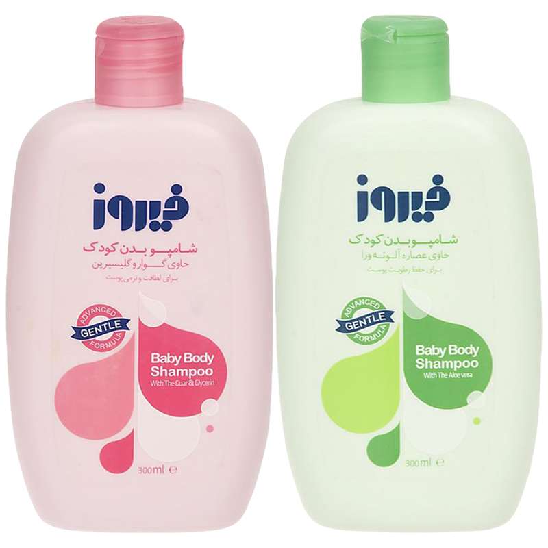 شامپو بدن بچه فیروز مدل A23 حجم 300 میلی لیتر مجموعه 2 عددی شامپو بدن بچه فیروز مدل A23 حجم 300 میلی لیتر مجموعه 2 عددی