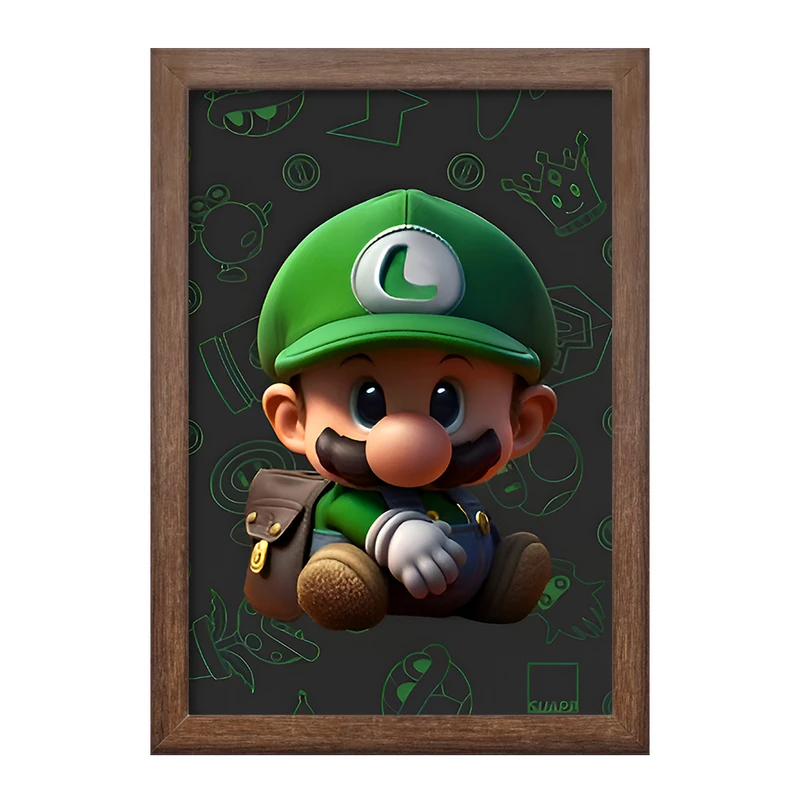 تابلو خندالو طرح سوپر ماریو (Super Mario) کد F9579