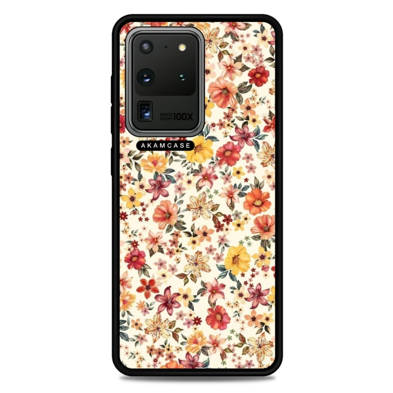 کاور آکام مدل AMCWSGS20U-FLOWERS12 مناسب برای گوشی موبایل سامسونگ Galaxy S20 Ultra