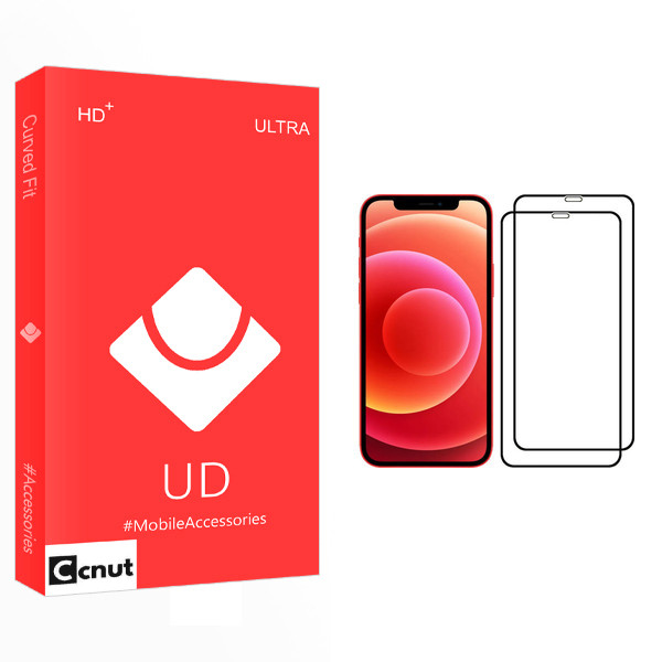 محافظ صفحه نمایش کوکونات مدل UD Glass مناسب برای گوشی موبایل اپل iPhone 12 Pro بسته دو عددی