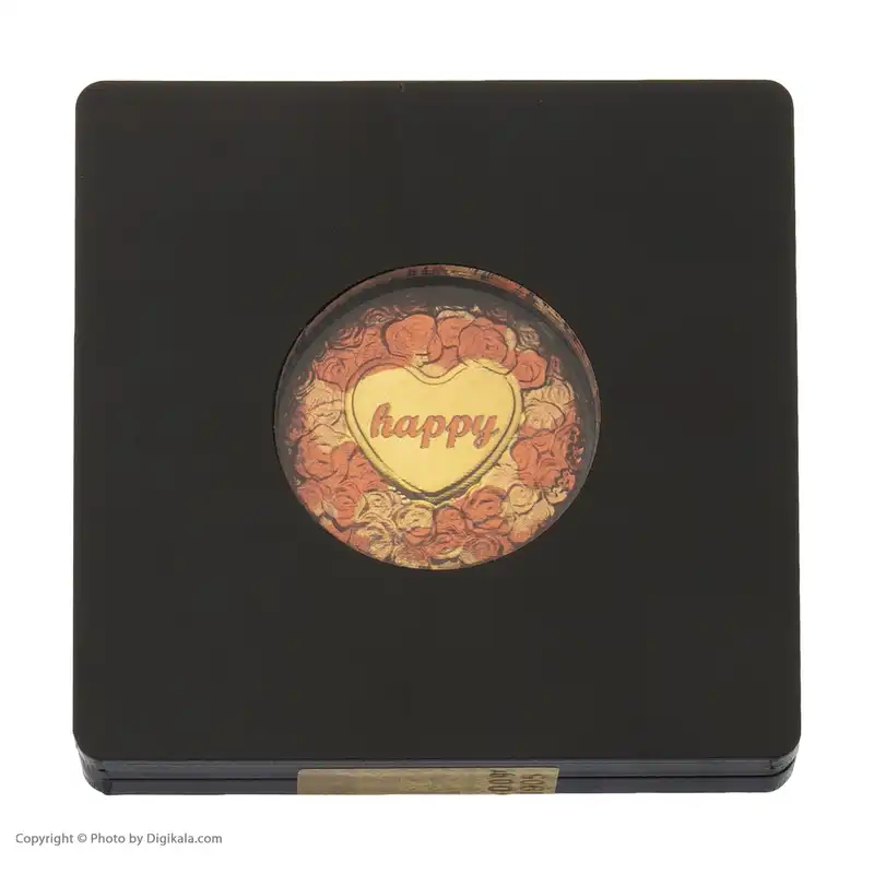 شمش طلای 24 عیار نقش برجسته طرح شادی رنگی