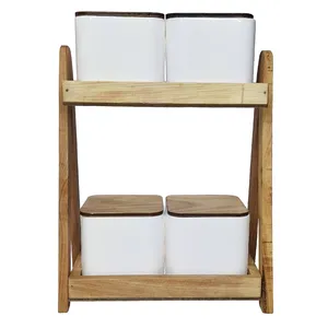 بانکه مدل مربع مجموعه 4 عددی به همراه استند