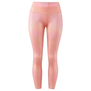 لگینگ ورزشی زنانه مدل فلامینگو براق پشت چین دار