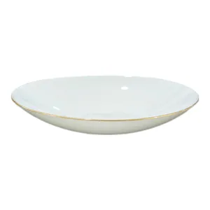 بشقاب خورش خوری پارس اپال مدل لب طلا بسته 6 عددی