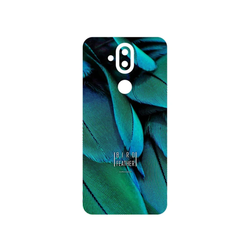 برچسب پوششی ماهوت مدل Green Feather مناسب برای گوشی موبایل نوکیا 8.1