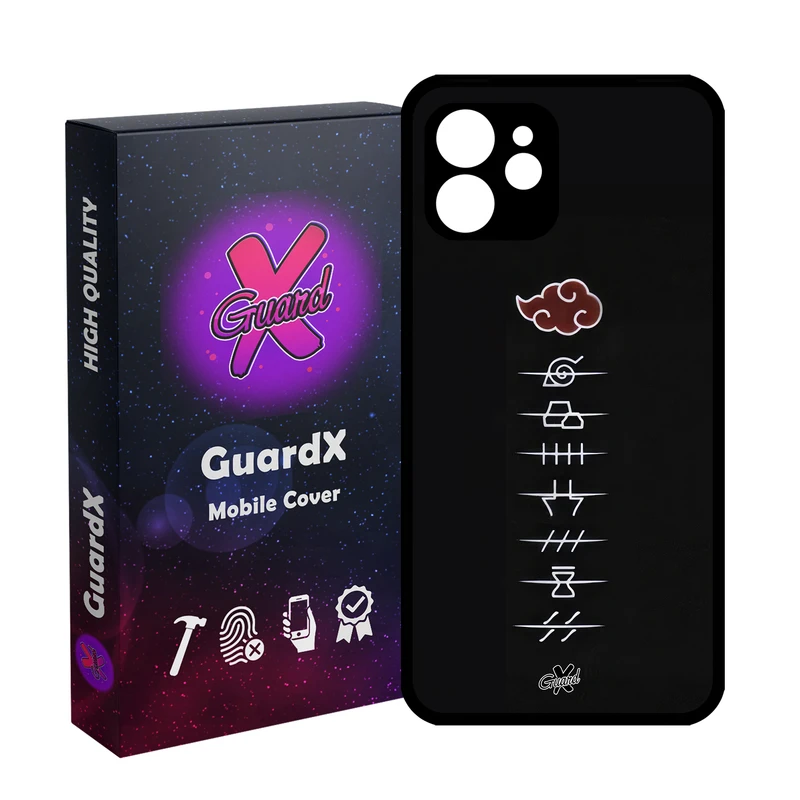 کاور گارد ایکس طرح Naruto Anime مدل Glass10586 مناسب برای گوشی موبایل اپل iPhone 12