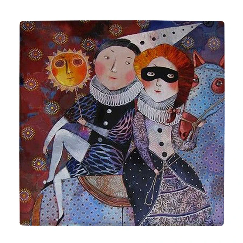  زیر لیوانی  طرح نقاشی عشاق کد    5883697_4510