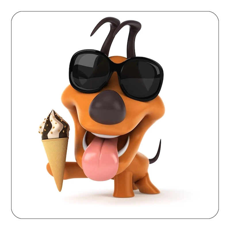 مگنت کاکتی طرح حیوانات کارتونی مدل mp28414