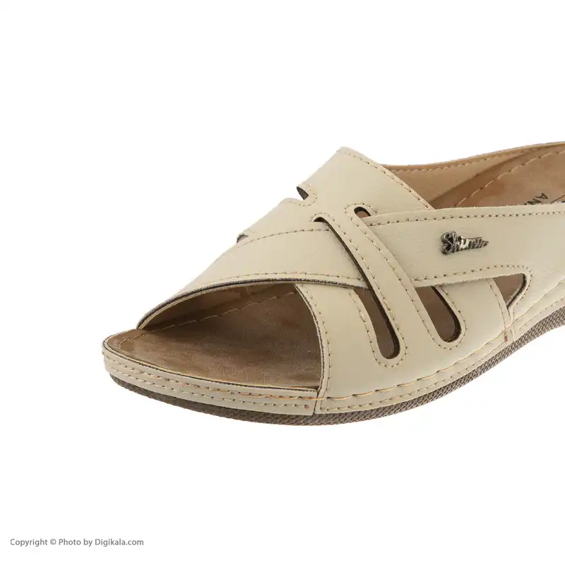 دمپایی زنانه کفش شیما مدل Rasta-Cream