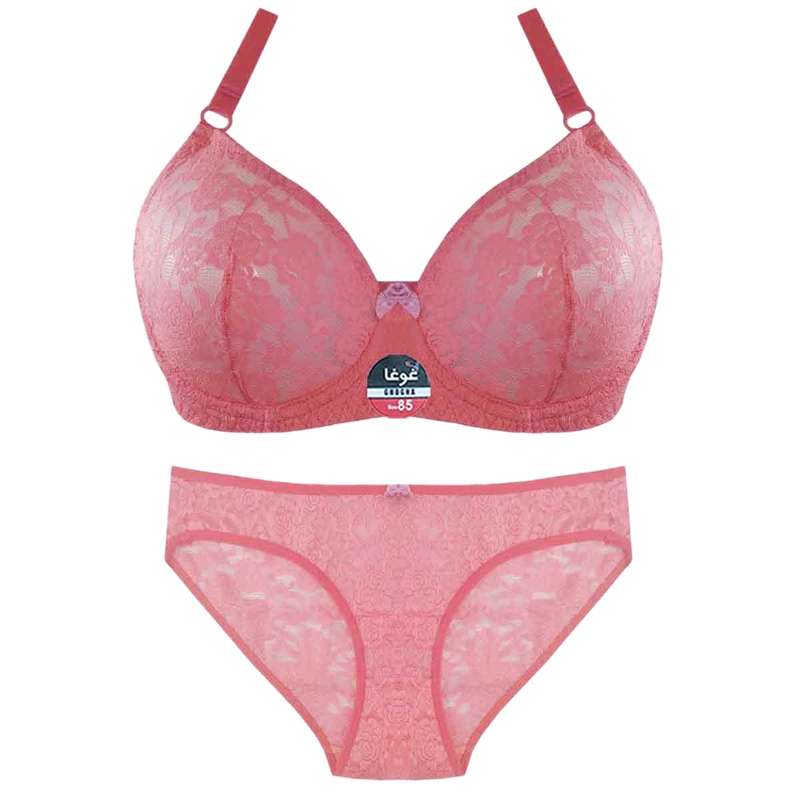 ست شورت و سوتین زنانه غوغا مدل گیپور کد Oid-StWH4