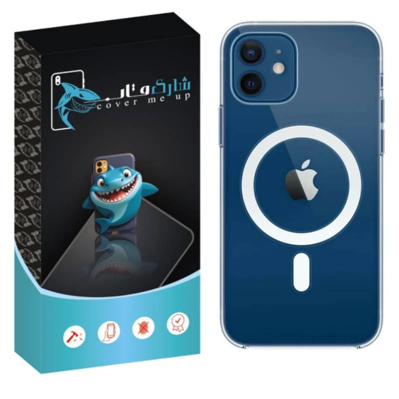 کاور شارک قاب مدل مگ سیف طرح ژله ای مناسب برای گوشی موبایل اپل iPhone 11