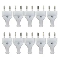 دوشاخه برق روشن الکتریک مدل تخت بسته 10 عددی