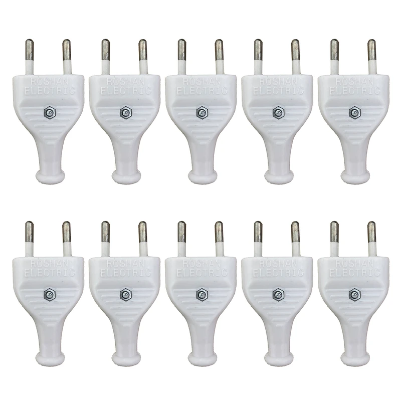 دوشاخه برق روشن الکتریک مدل تخت بسته 10 عددی