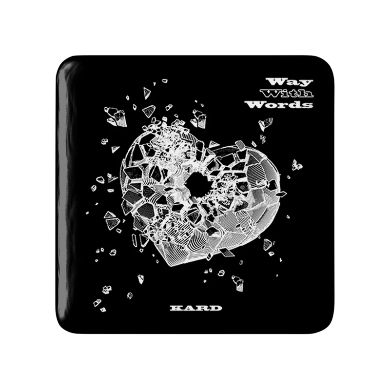 مگنت خندالو طرح گروه کارد Kard  مدل مربعی کد 20162