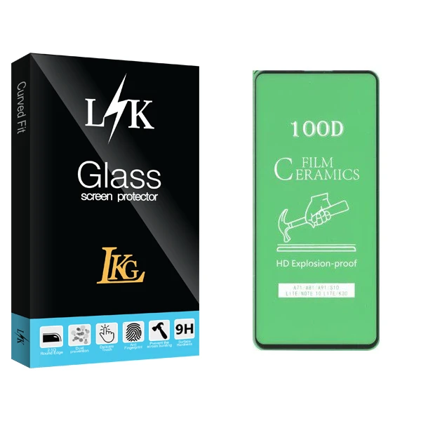 محافظ صفحه نمایش سرامیکی ال کا جی مدل LK Glass مناسب برای گوشی موبایل سامسونگ Galaxy S10 Lite