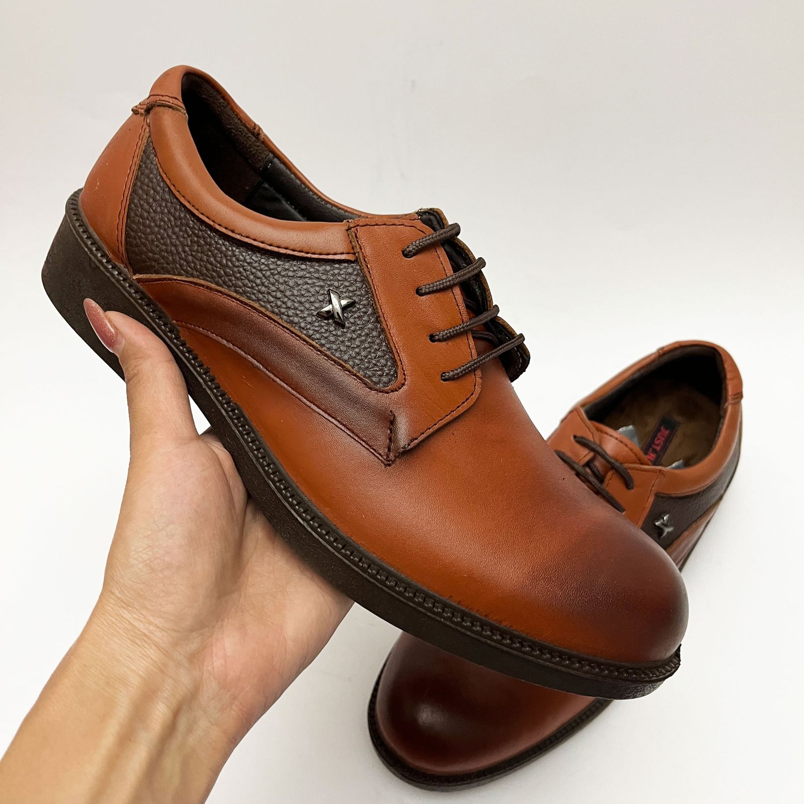 کفش مردانه مدل چرم پوش کد 4054 -  - 3