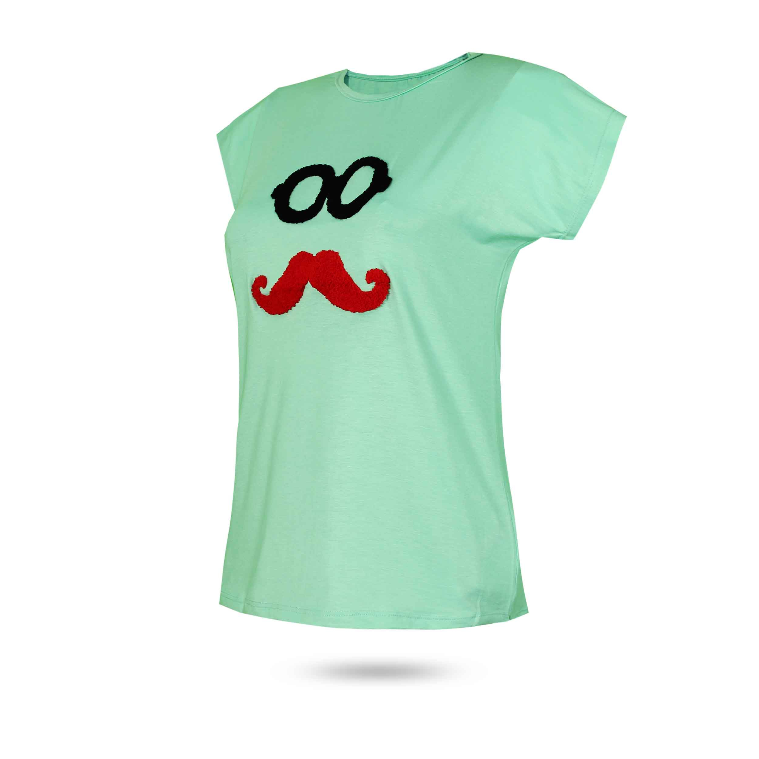 تی شرت آستین کوتاه زنانه مدل سیبیل 22