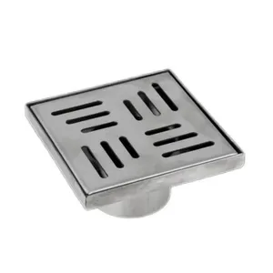 کف شور مدل تمام استیل 10*10 کروم