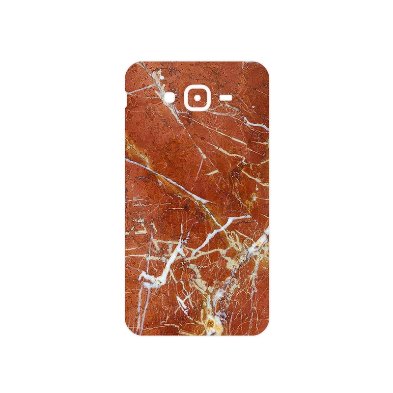 برچسب پوششی ماهوت مدل Red Marble مناسب برای گوشی موبایل سامسونگ Galaxy J7 Core
