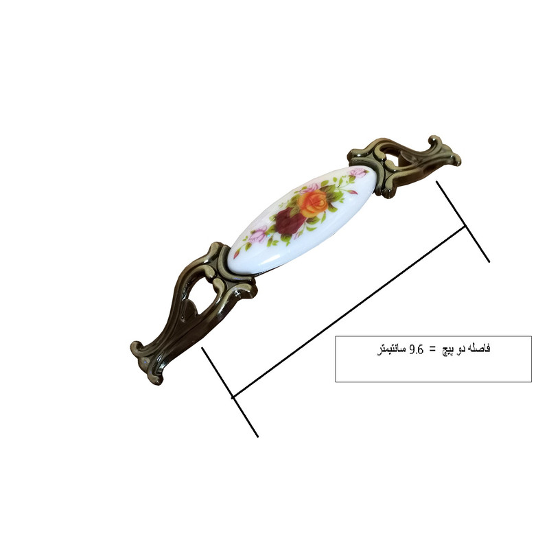 دستگیره کابینت مدل REX96 بسته 3 عددی دستگیره کابینت مدل REX96 بسته 3 عددی