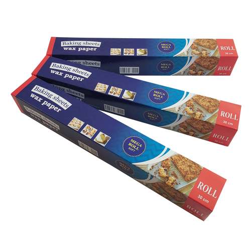 کاغذ شیرینی پزی مدل وکس پیپر کد pe693 بسته 3 عددی