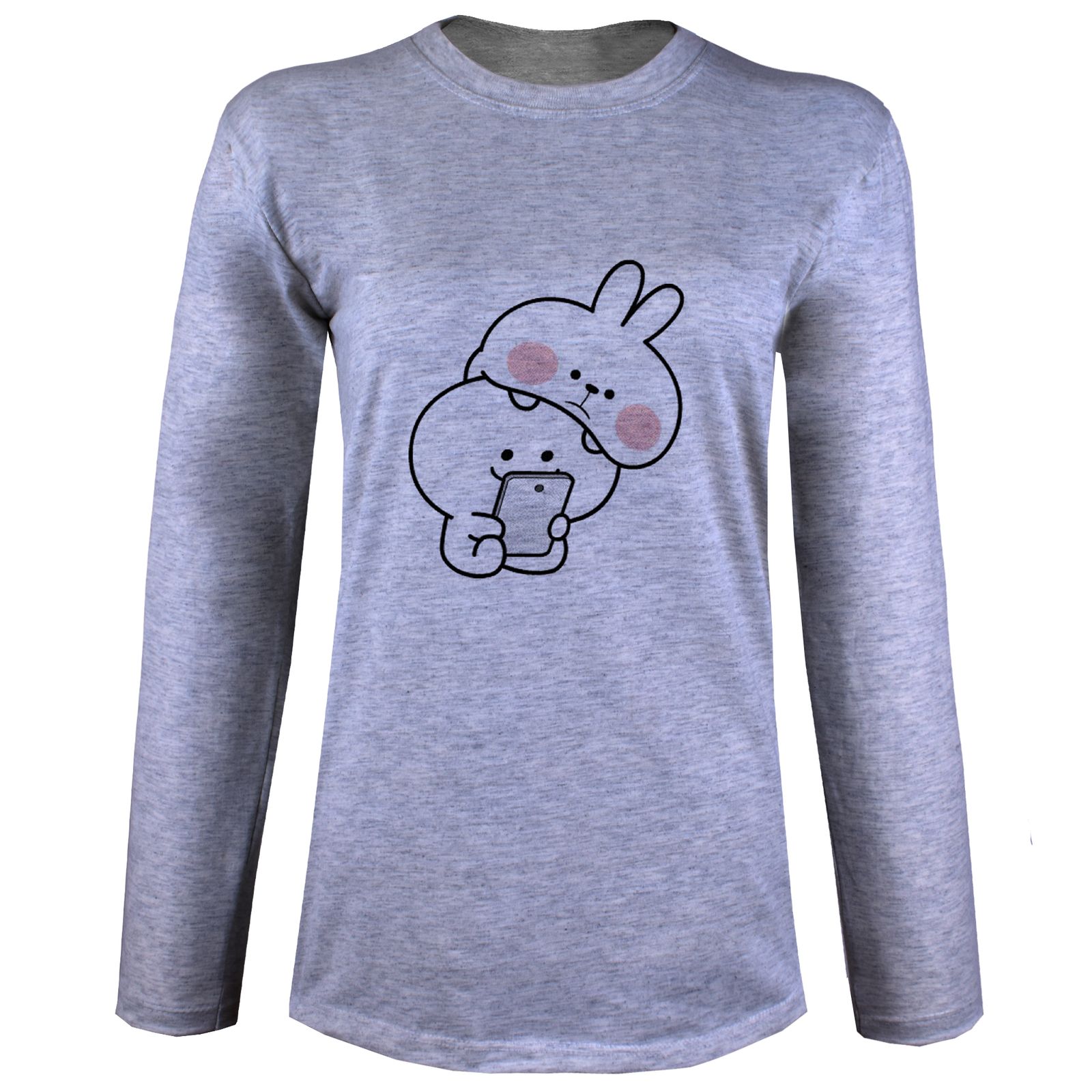 تی شرت آستین بلند زنانه مدل خرگوش X29 -  - 1